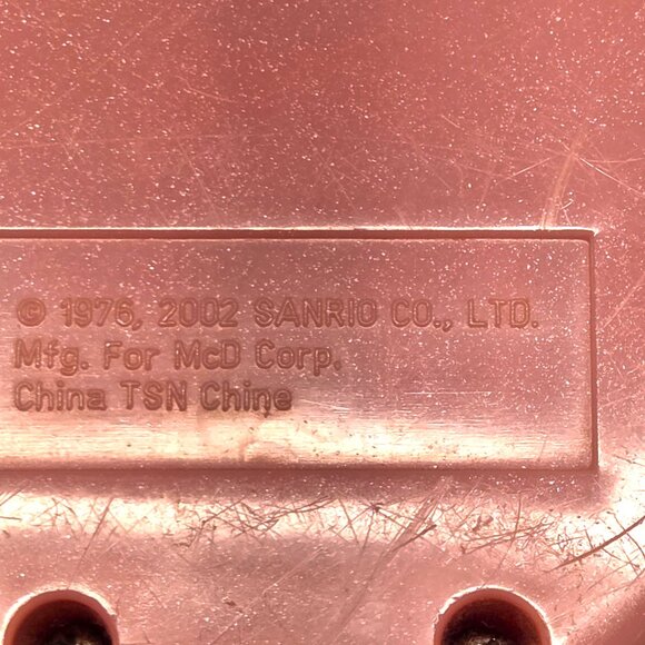 Vtg Sanrio Hello Kitty Pop-Up Folding Hair Brush Compact Mirror 2002 McDonalds - Picture 6 of 6